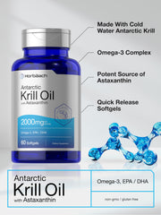 Close-up of softgels emphasizes 2,000 mg per serving potency