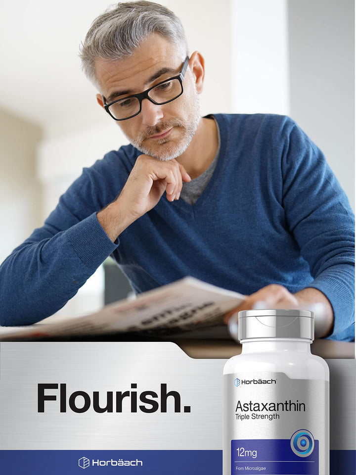 Horbäach Astaxanthin softgel pour demonstrates easy intake