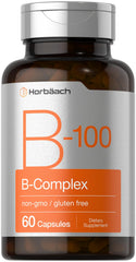 Horbäach B-100 Complex bottle front view for daily wellness support