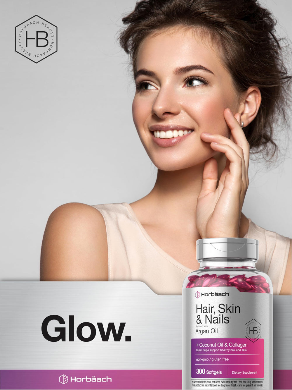 Horbäach beauty-infused vitamin blend supports a holistic skincare routine