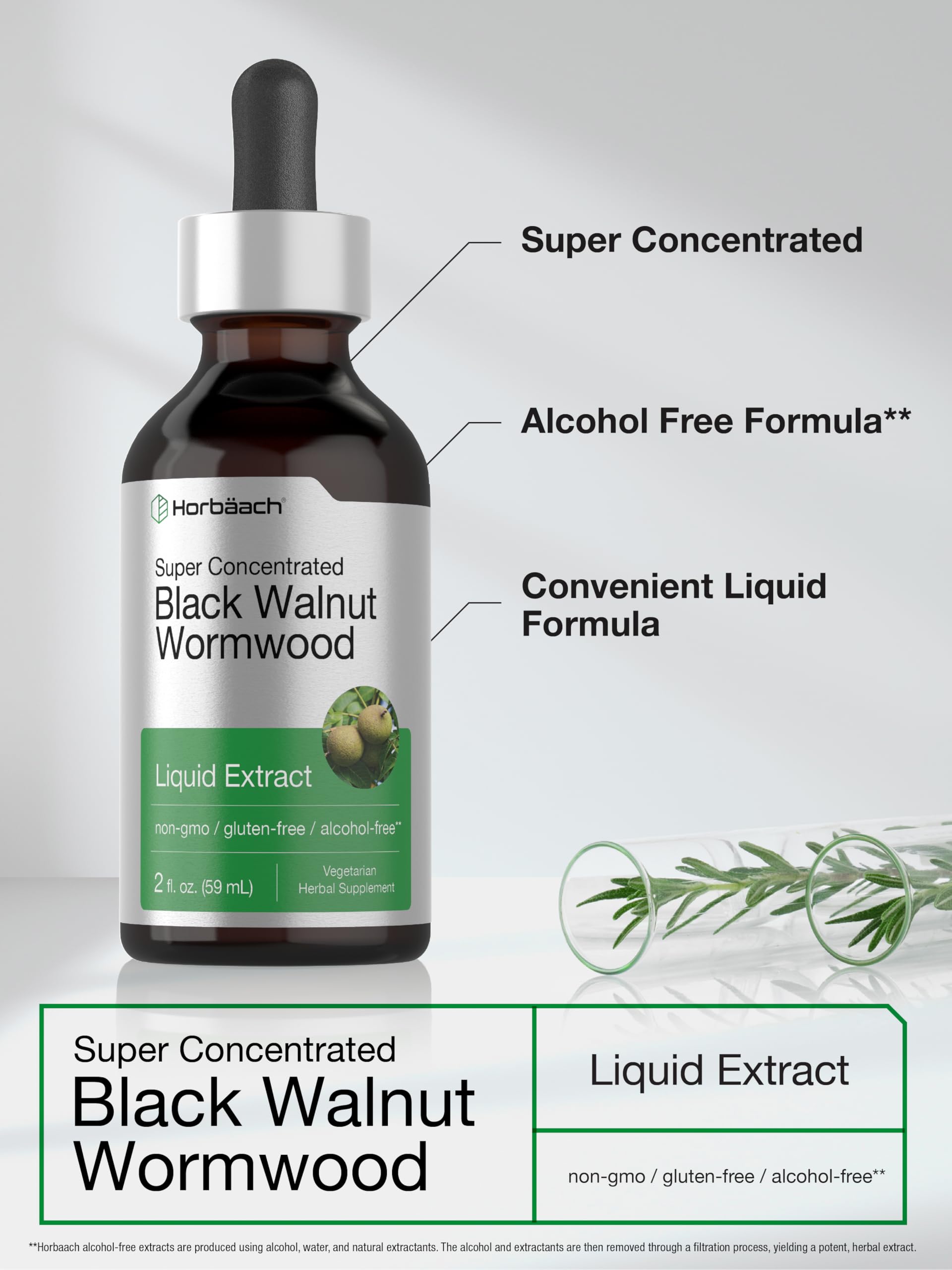 Horbäach bottle packaging signals premium, alcohol-free wellness