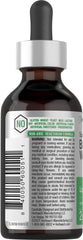 Horbäach label on glass bottle highlighting gluten-free, non-GMO quality