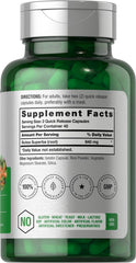 Capsules in hand show easy daily use from Horbaach Butea Superba Root