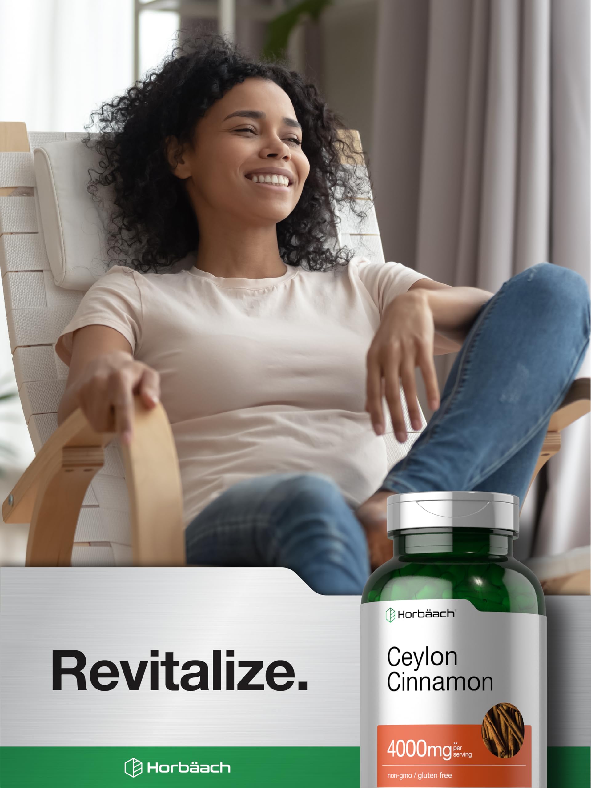 Horbäach Ceylon Cinnamon Capsules ingredients panel highlights purity