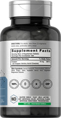 Close-up of Horbaach Chelated Copper 6 mg label for clear ingredients