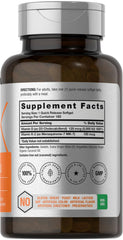 Close-up of Horbäach D3 K2 softgel capsules highlighting quick-release formula.