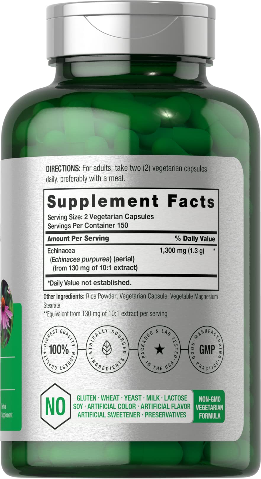 Horbaach Echinacea Extract capsules ready for daily wellness routine
