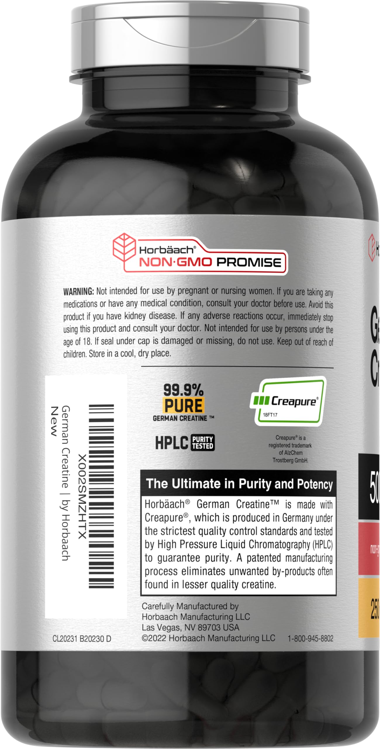 Horbaach bottle being poured to show easy daily dosing during training