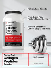 Horbaach Grass-Fed Types I & III Collagen emphasizes versatile use.