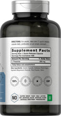 Horbäach L-Theanine 400 capsules pack highlights value-size supplement.