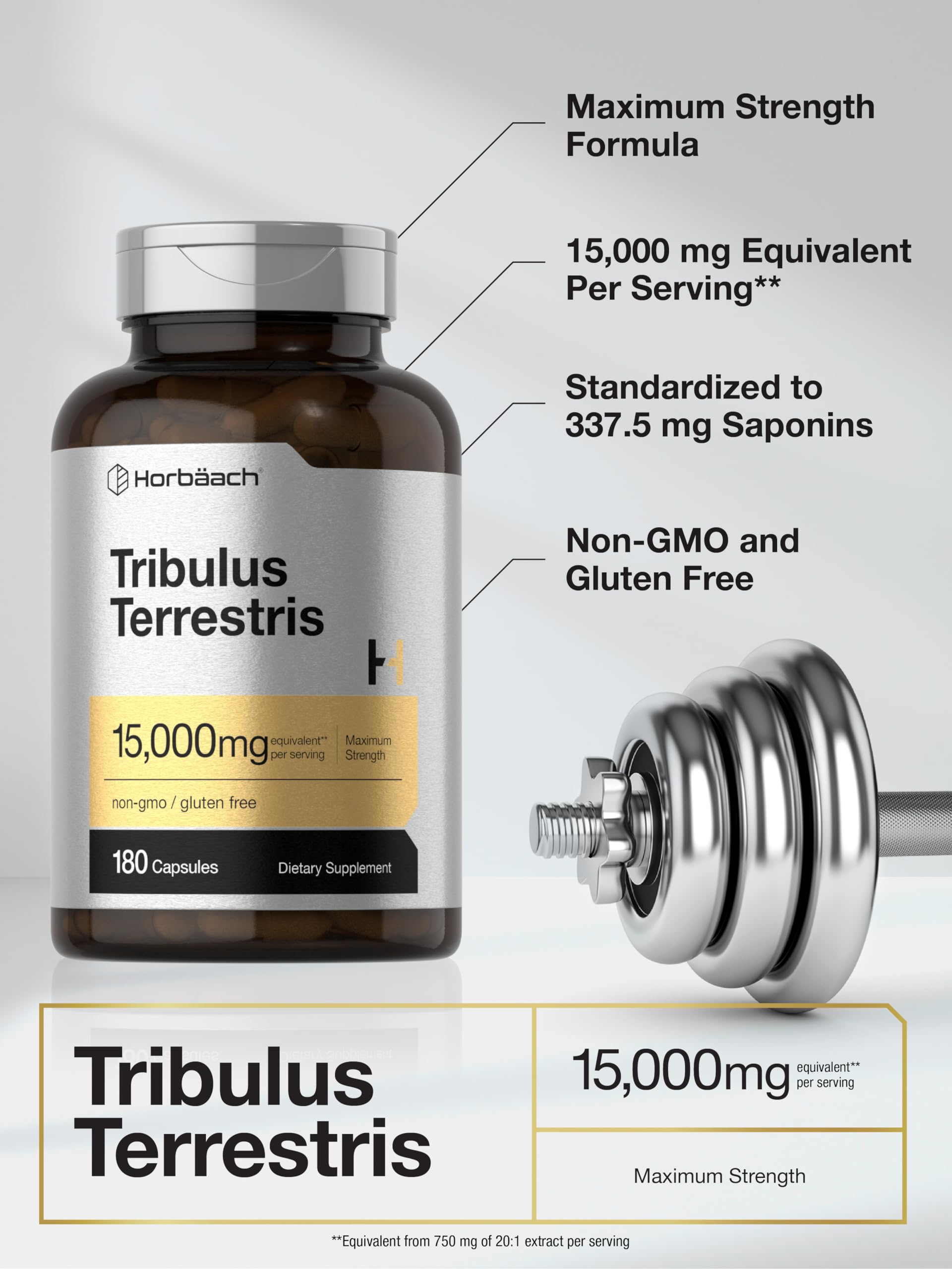 Horbäach lab-tested ingredients label conveys quality and transparency