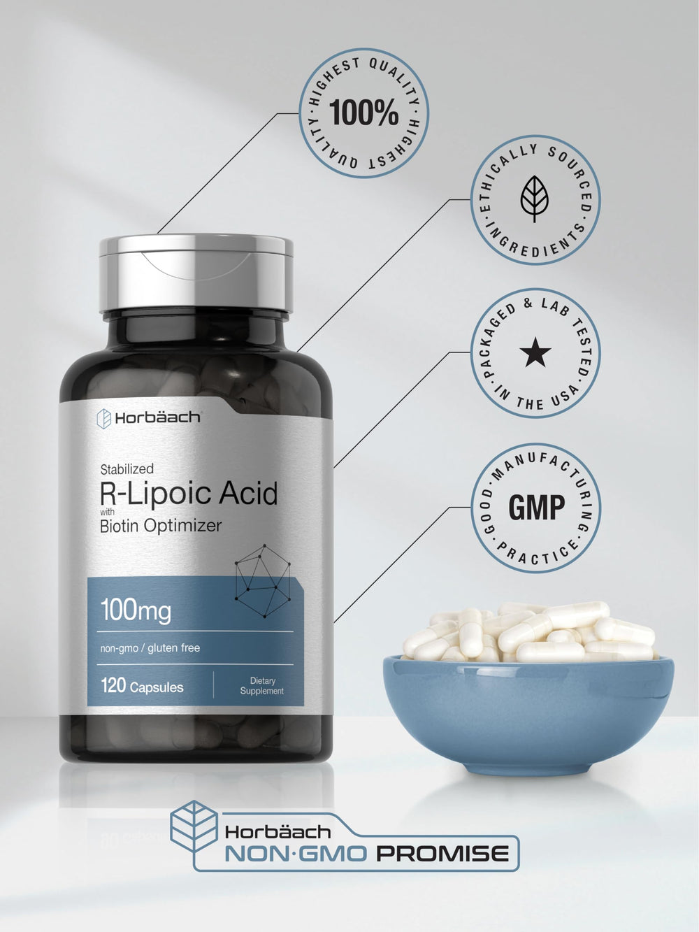 Horbaach lab-tested ingredients communicate trusted quality
