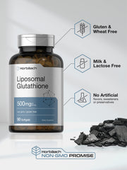 Horbaach Liposomal Glutathione lab-tested label showing quality.