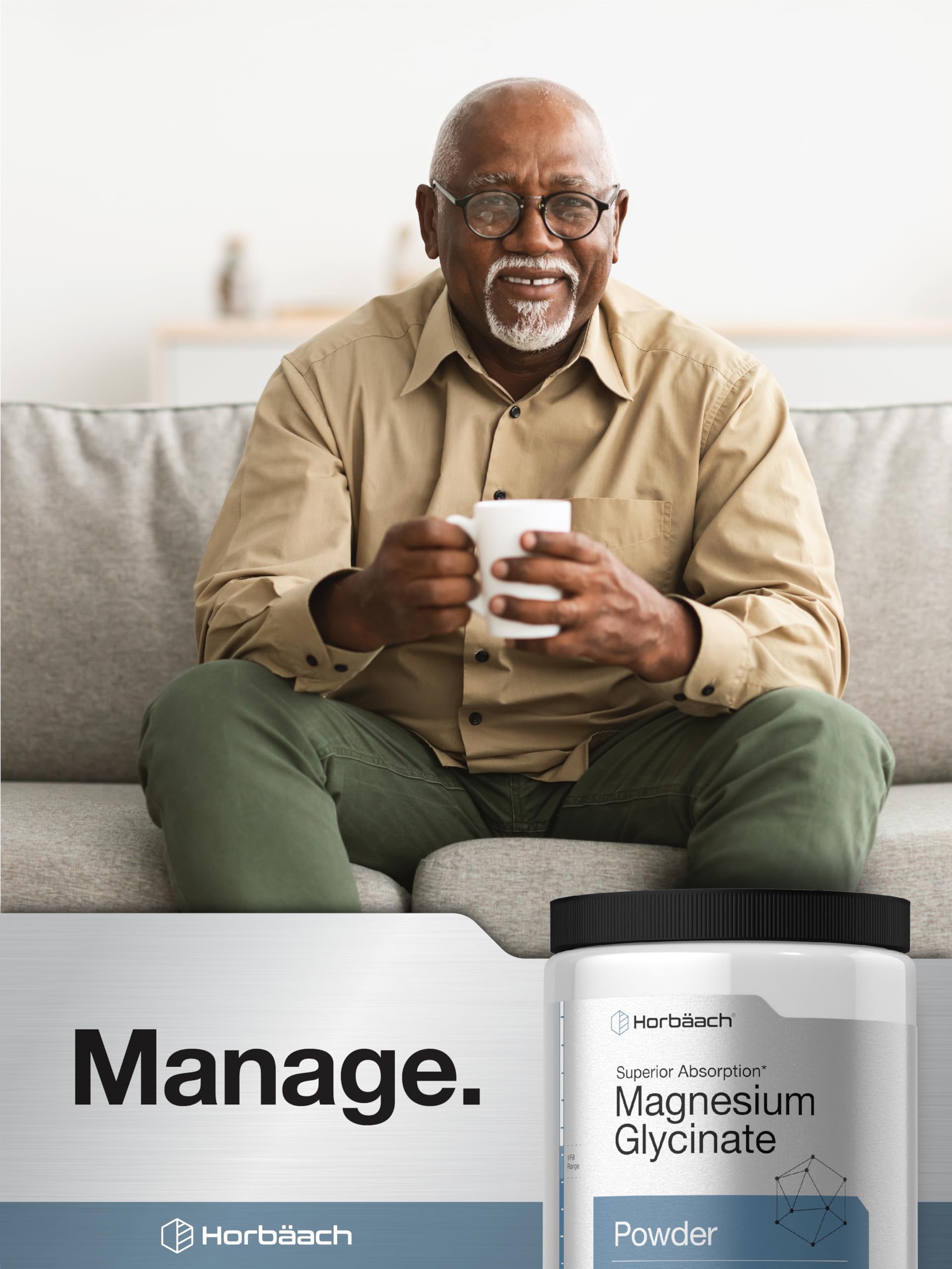 Horbäach Magnesium Glycinate Lemon Powder supports vegetarian lifestyles