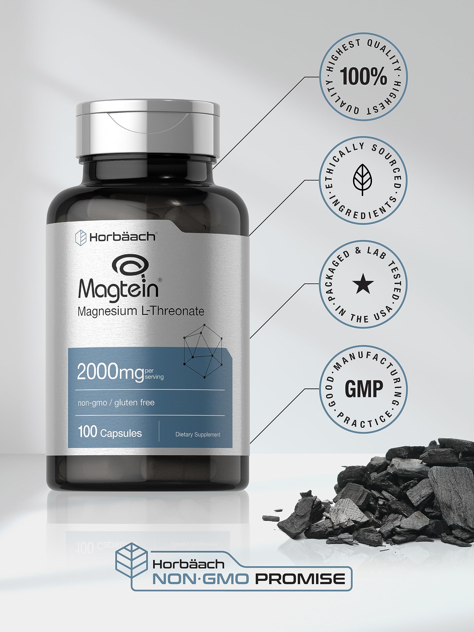 Horbäach Magtein glass of water scene supports simple daily intake