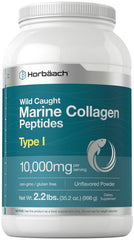 Horbäach Marine Collagen Peptides Powder bottle pour for quick daily shake