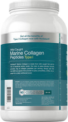 Horbäach Marine Collagen Peptides Powder unflavored dissolving in a drink