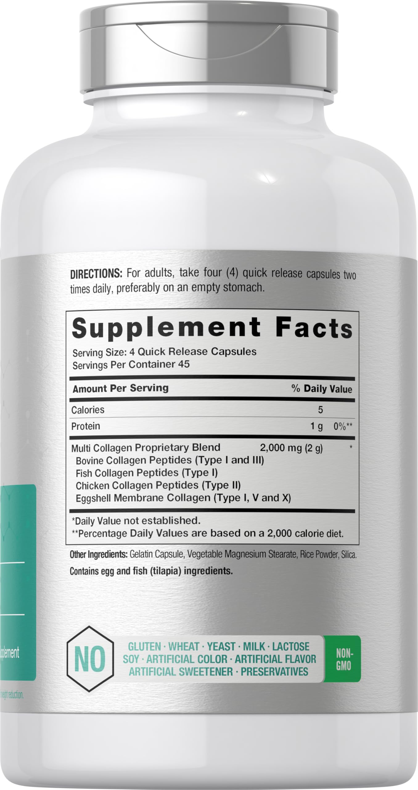 Horbach Multi Collagen bottle pouring for convenient daily use.