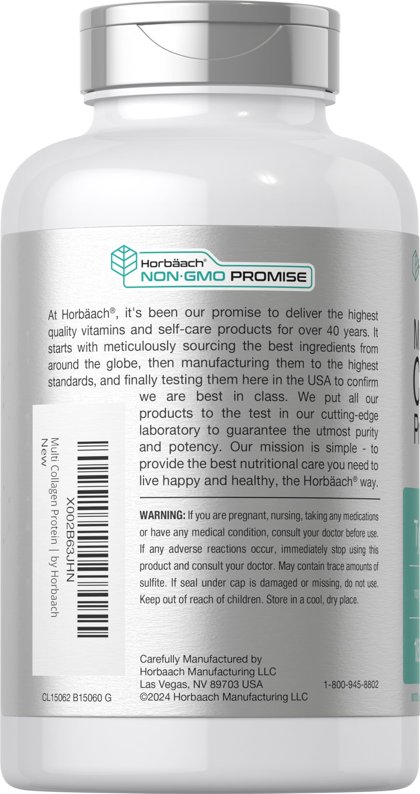 Label highlights gluten-free and non-GMO attributes for clean nutrition