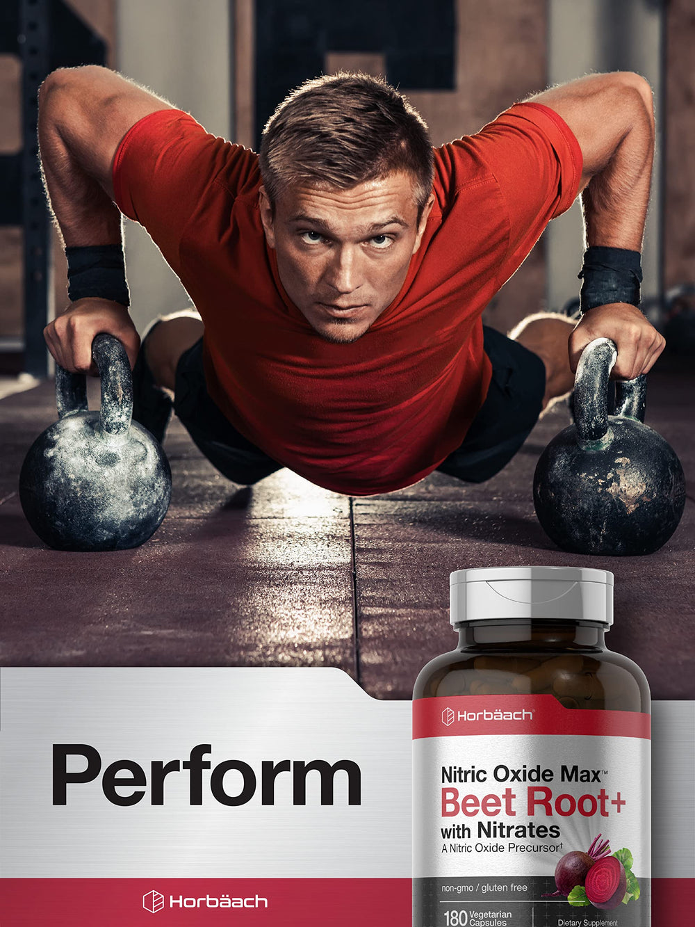 Horbäach nitric oxide beet root capsules in pack-2 setup.