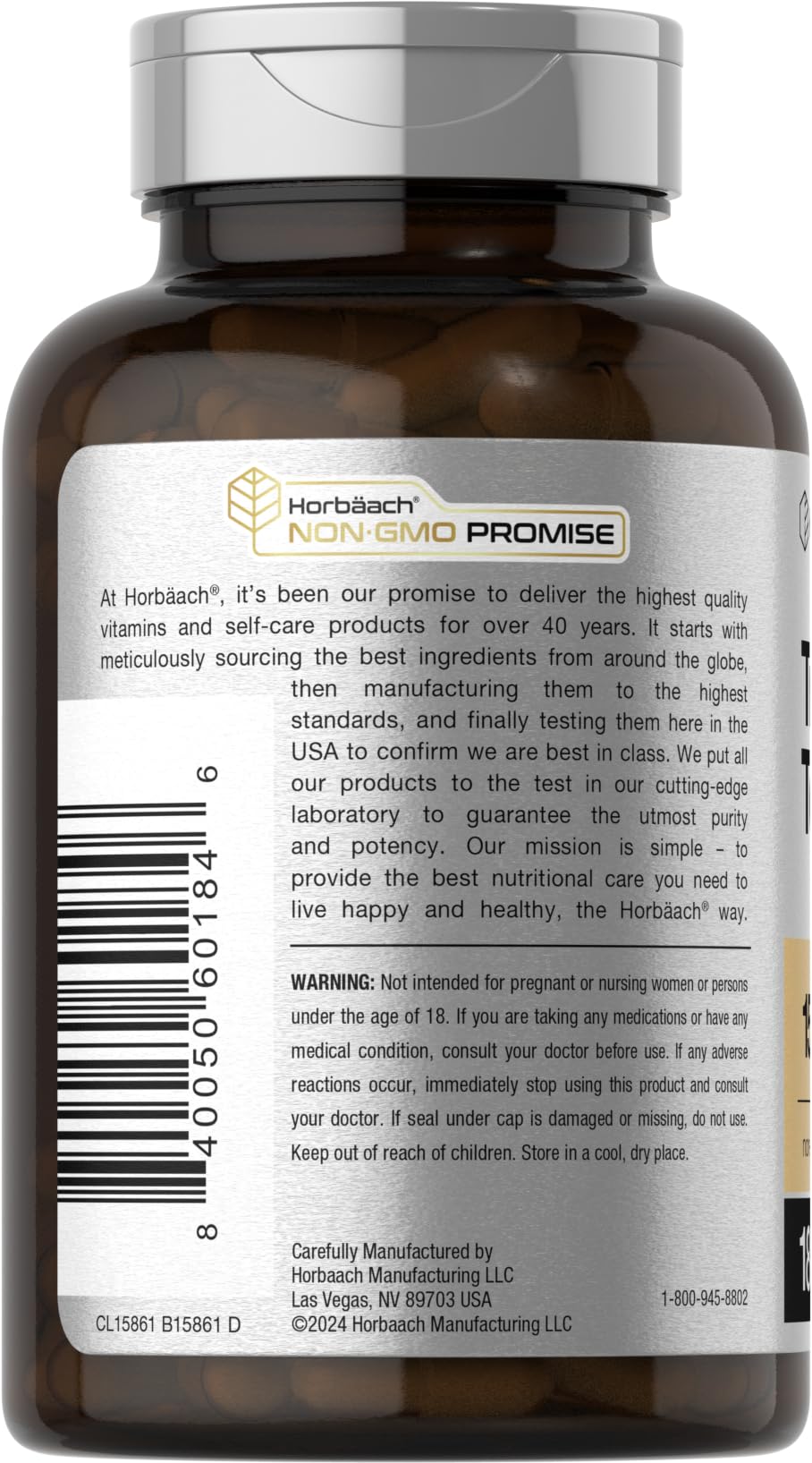 Horbäach non-GMO gluten-free seal signals product purity