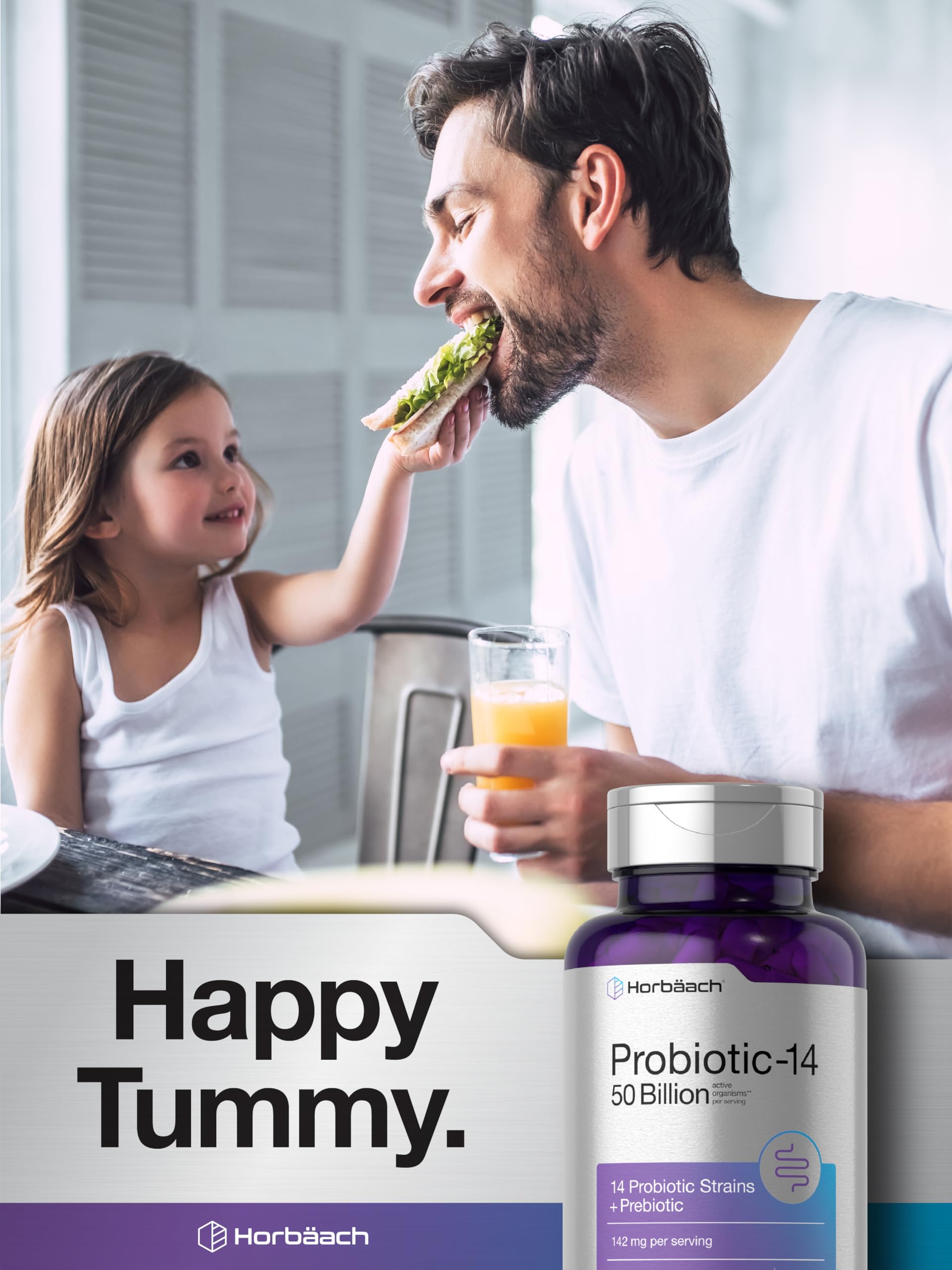 Horbaach Probiotics packaging reflects lab-tested quality and trusted ingredients