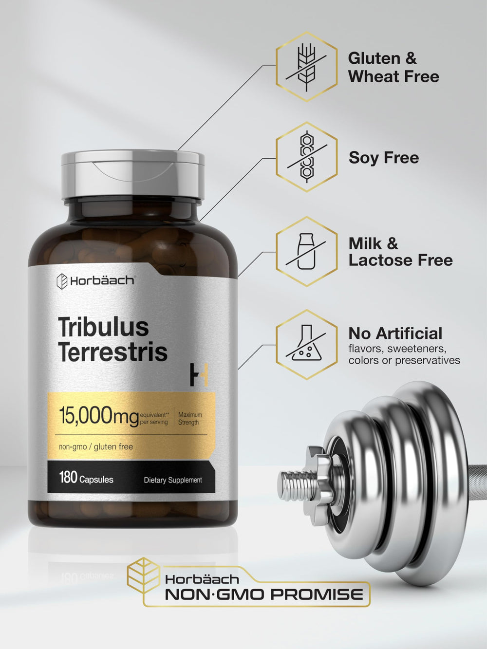 Horbäach quick-release capsules offer easy swallowing and fast usage