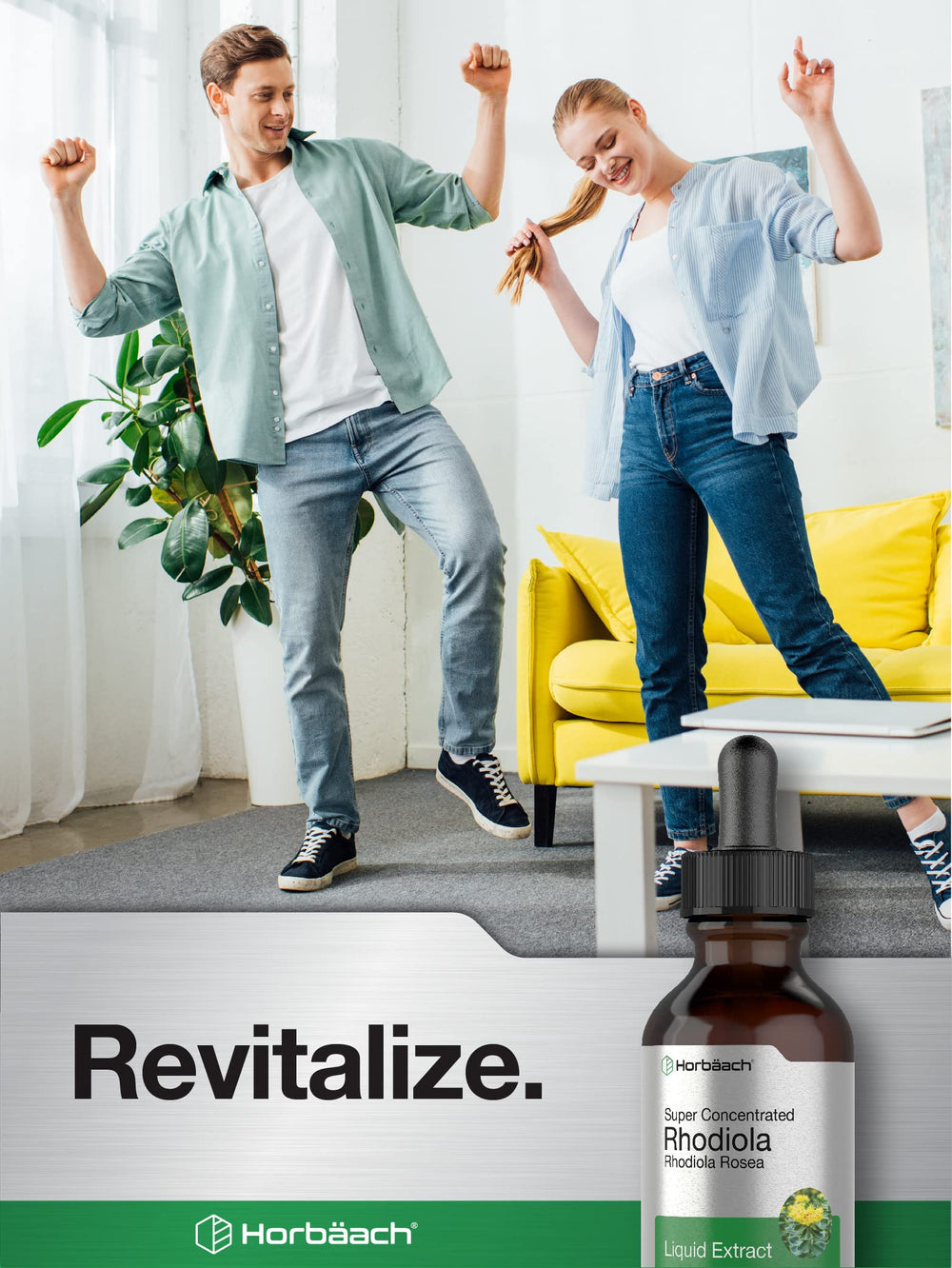 Cap and dropper assembly of Horbäach Rhodiola Rosea tincture.