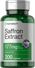 Horbäach Saffron Extract capsules bottle supports daily wellness