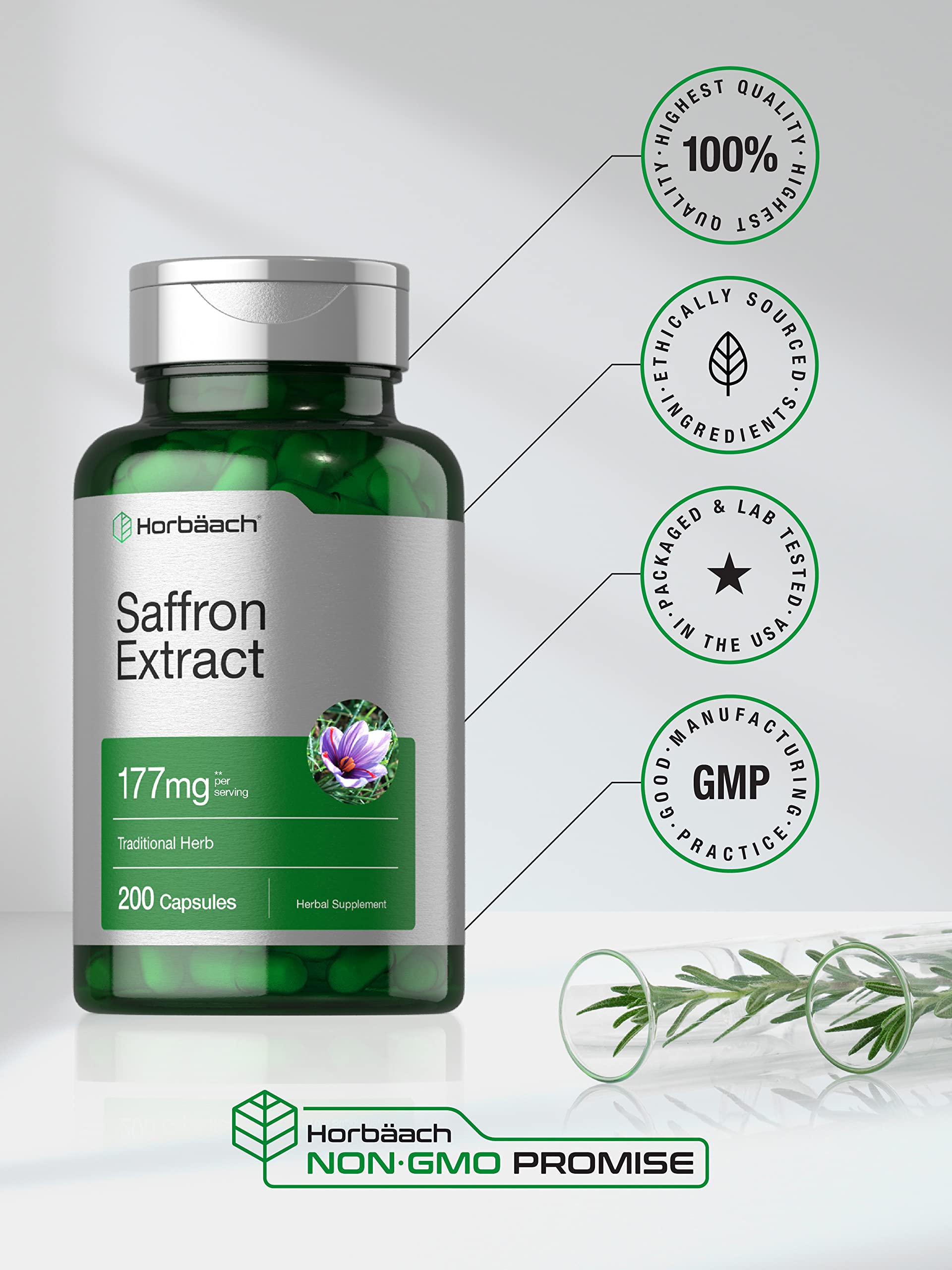 Horbäach Saffron Extract lab-tested seal signals reliability