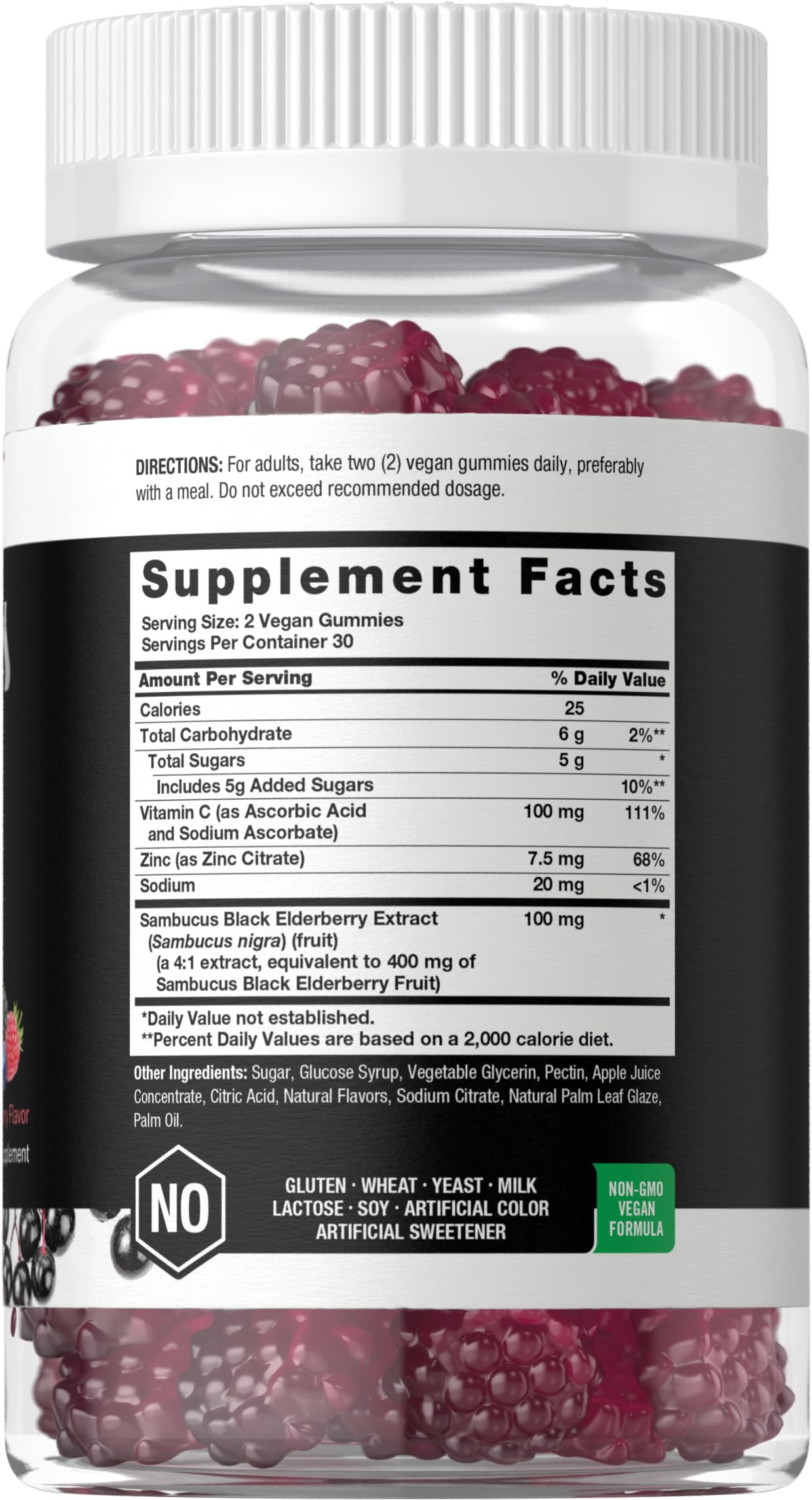 Close-up of glossy berry-flavored Horbaach gummies.