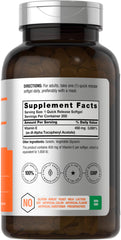 Horbāach Vitamin E 1000 IU softgel pour enables consistent daily dosing.