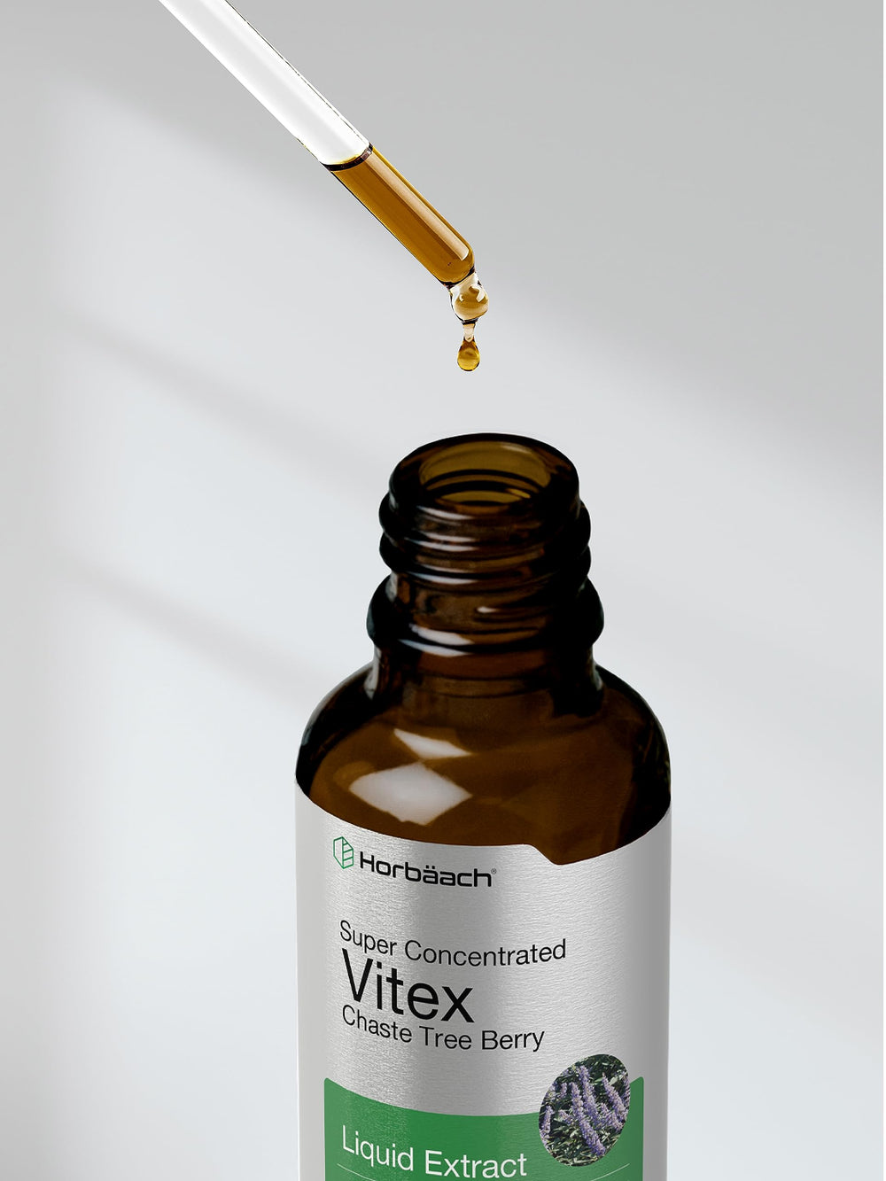 Horbäach Vitex quick-use instruction card with usage tips