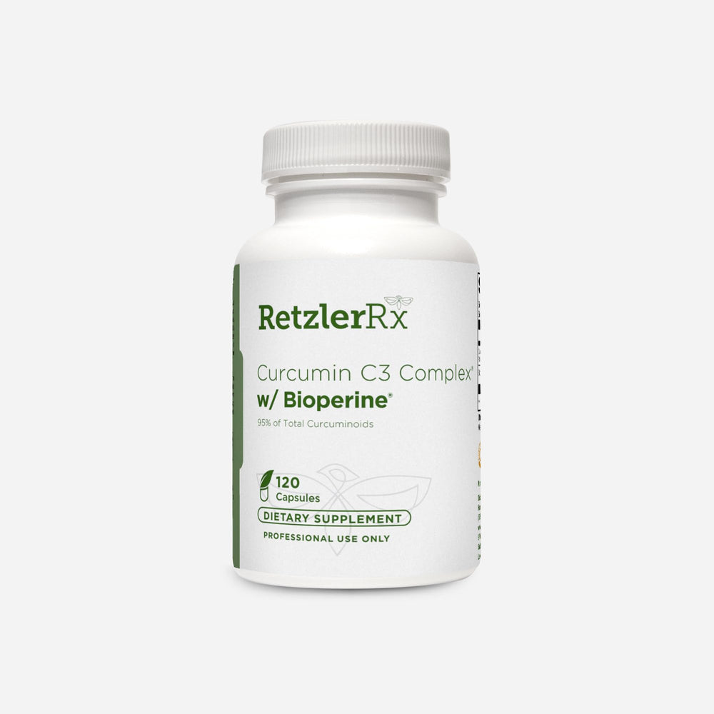 HormoneSynergy Curcumin C3 Complex bottle front view highlighting patented curcuminoids