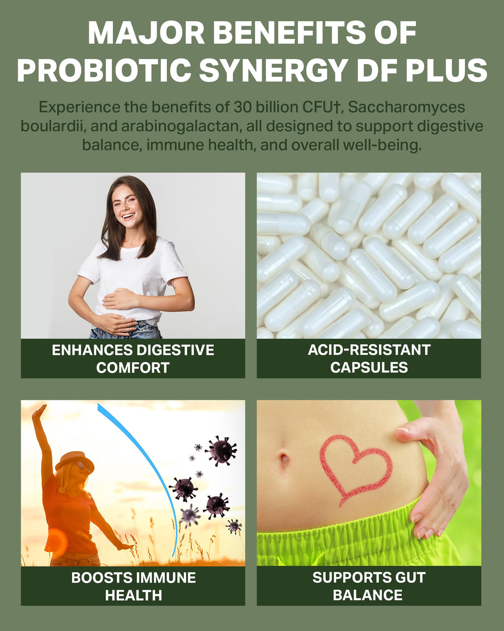 HormoneSynergy DF Plus supports gut ecology and microbial balance