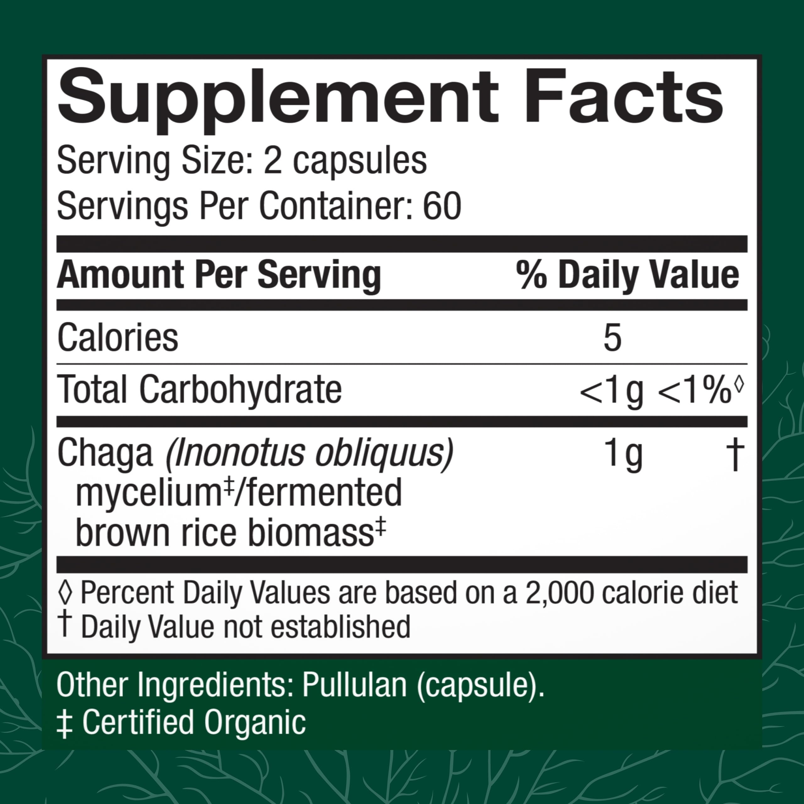 Host Defense Chaga capsules capsules visible for daily antioxidant support.