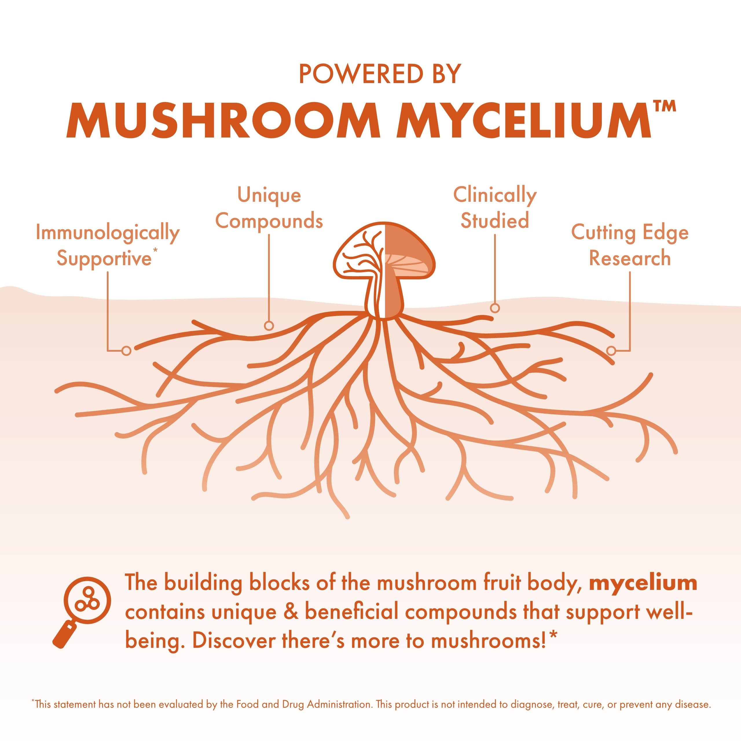 Host Defense Cordyceps capsules being poured for easy daily intake.