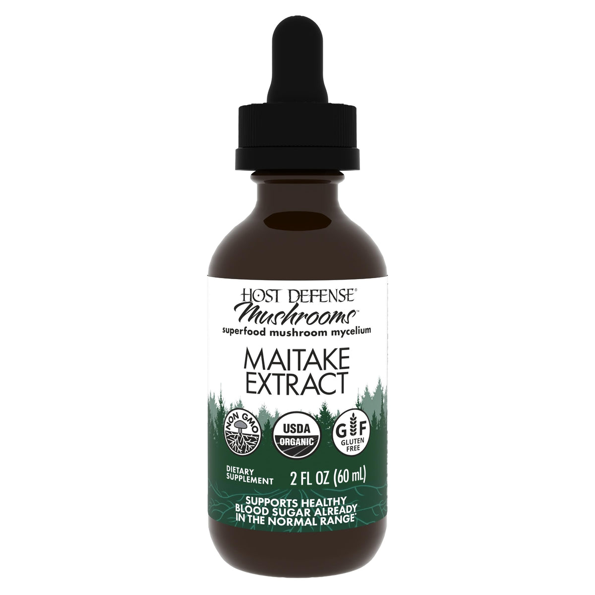 Host Defense Maitake Extract bottle for daily immune support.