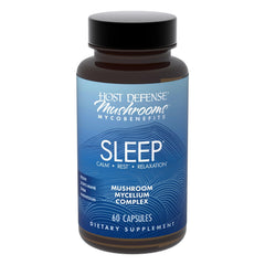 Host Defense MycoBenefits Sleep bottle front for restful night support