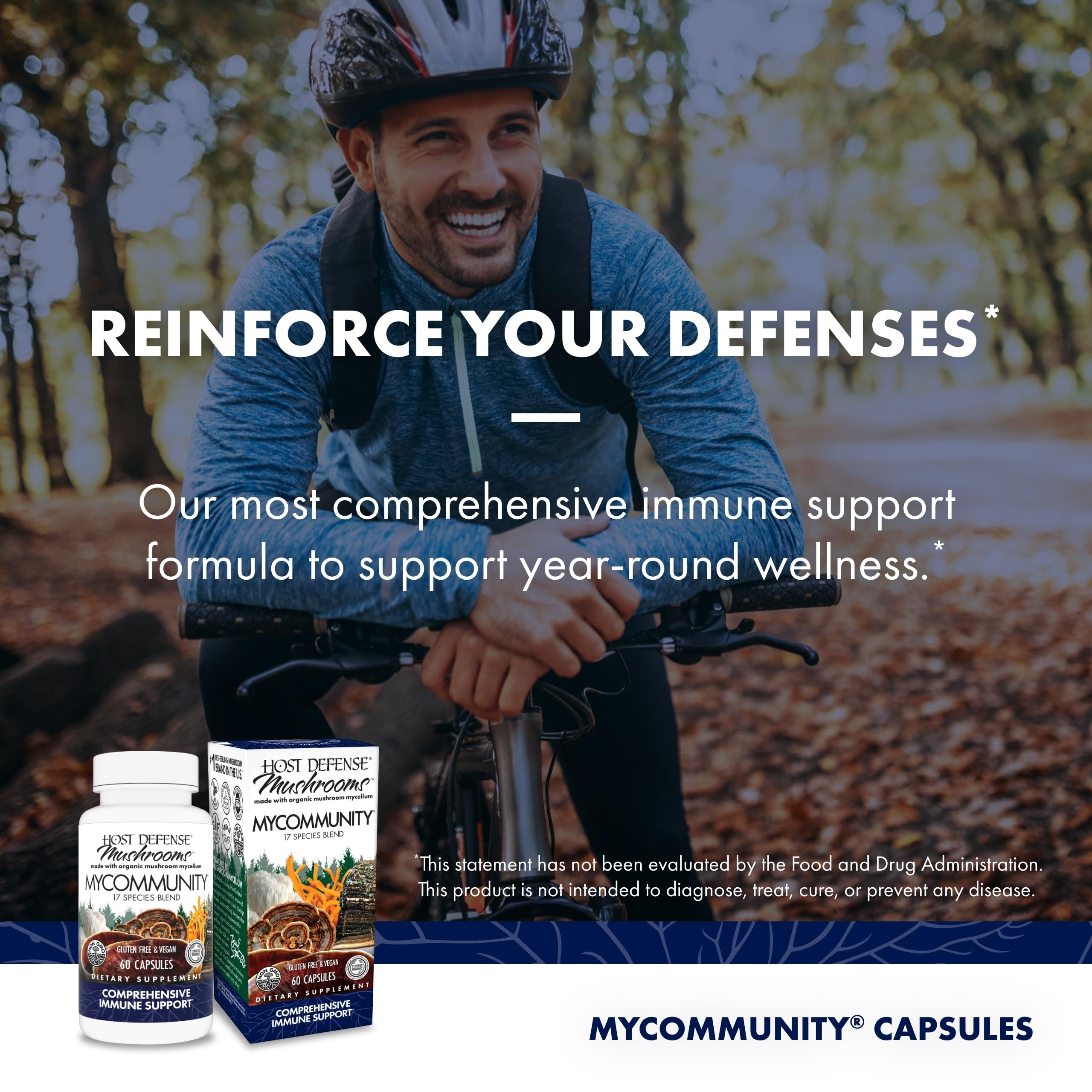 Bottle shows 60 capsules with USA-grown and organic emphasis.