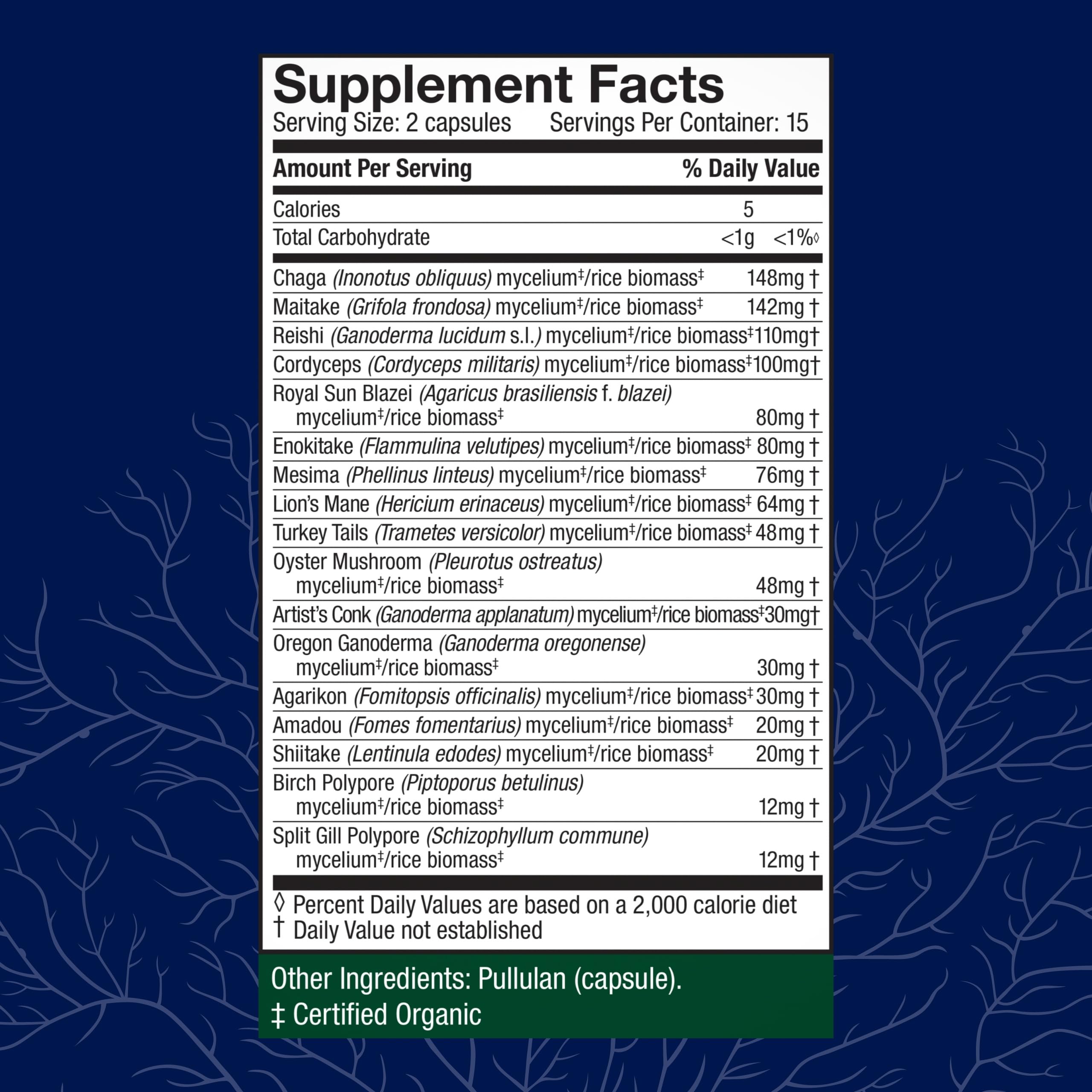 Host Defense MyCommunity capsules on palm highlighting vegan daily wellness