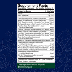 Host Defense MyCommunity capsules on palm highlighting vegan daily wellness
