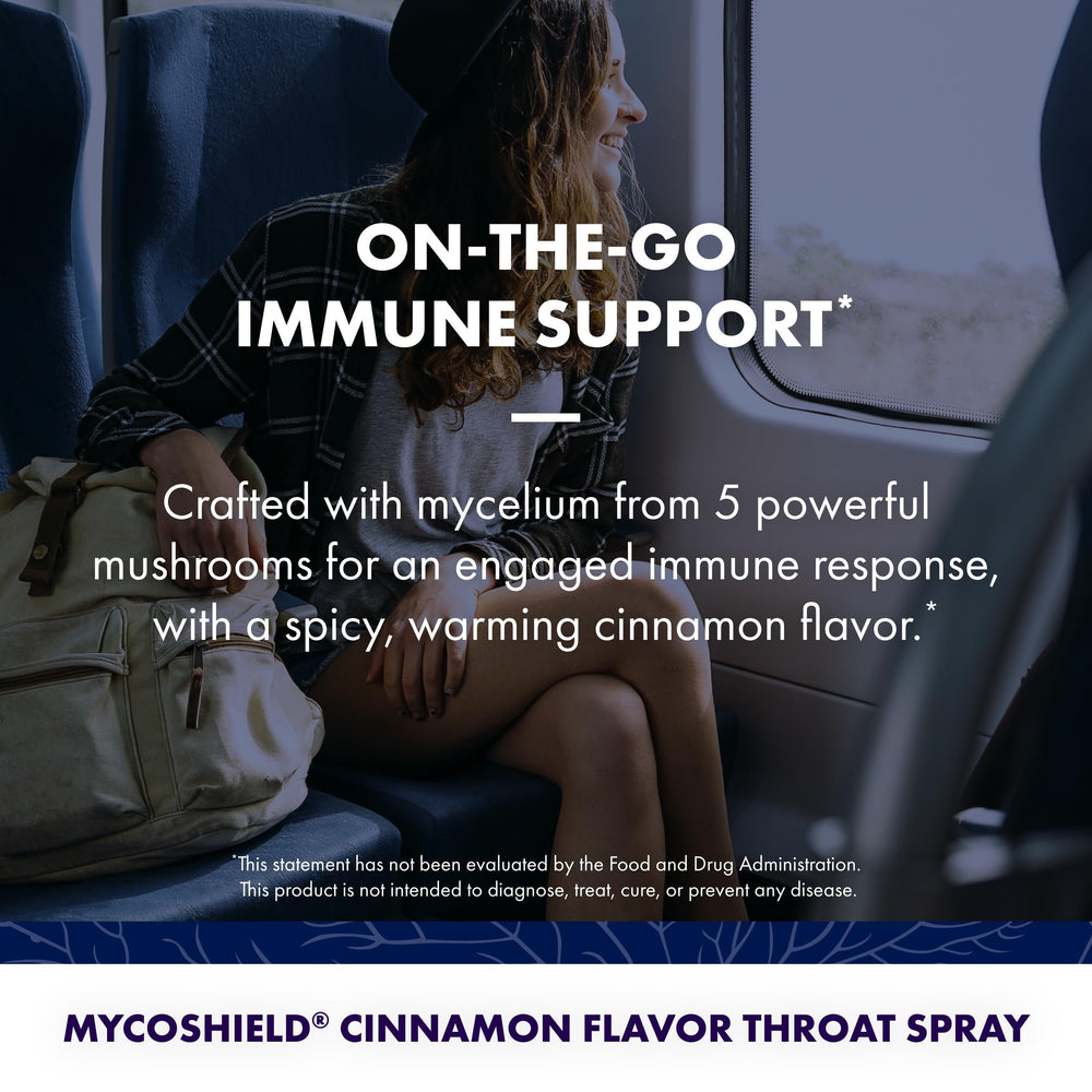 On-the-go immunity spray compact for travel and daily carry
