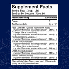 Stamets 7 powder spoon dispensing for easy daily dosing