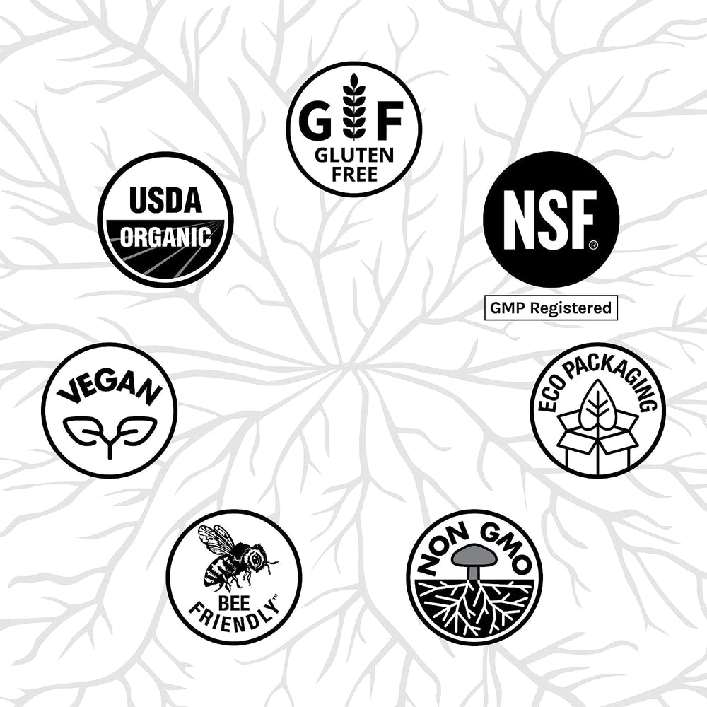 Host Defense USA-grown mushrooms in a natural lifestyle setting.
