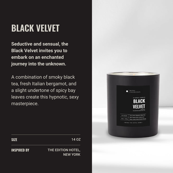 Hotel Collection Black Fig aroma conveys rich, inviting notes for cozy spaces.