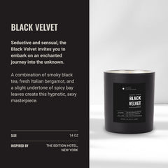 Hotel Collection Black Fig aroma conveys rich, inviting notes for cozy spaces.