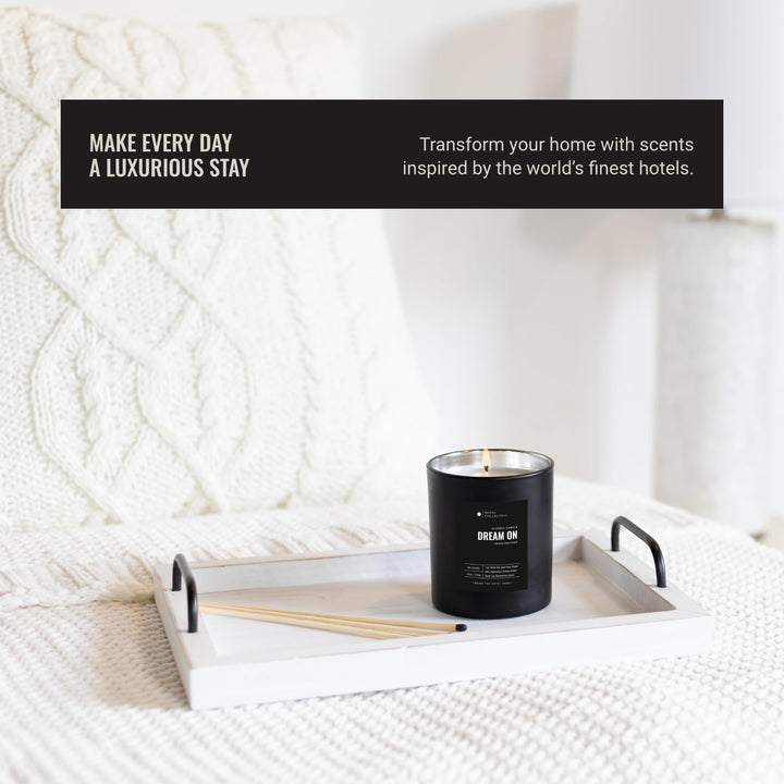 Hotel Collection Cotton Wick Burn demonstrates a clean, even burn with minimal soot.