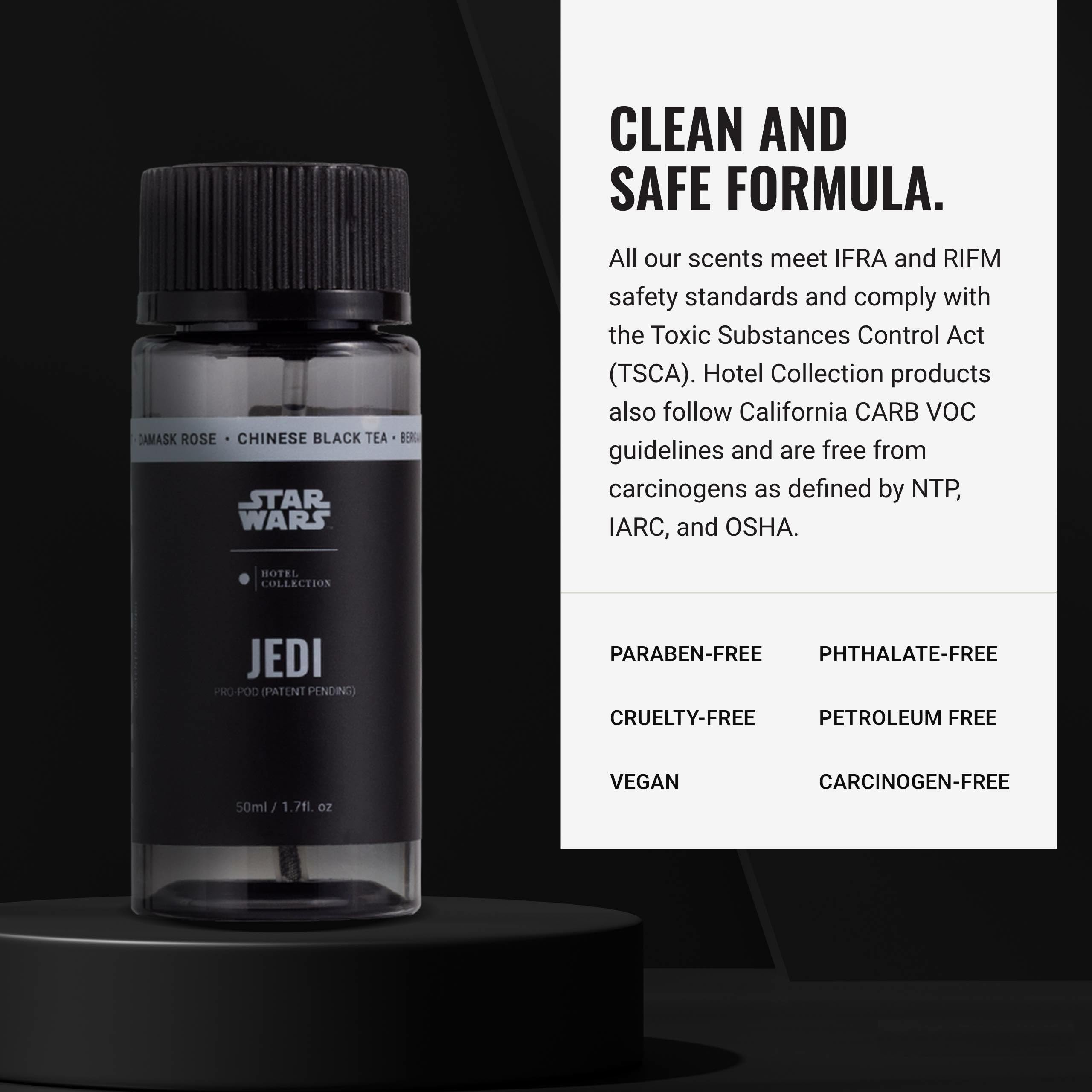 Hotel Collection Jedi Pro-Pod Oil Chinese Black Tea scent for calm spaces.