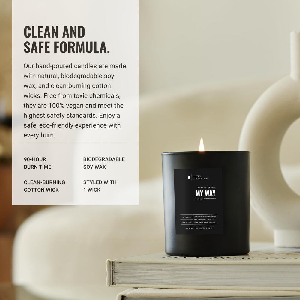 Hotel Collection Rose aroma bottle evokes boutique hotel elegance and subtle romance.